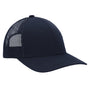 Pacific Headwear Mens Low Pro Mesh Adjustable Trucker Hat - Navy Blue