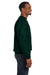 Hanes P160 Mens EcoSmart Print Pro XP Fleece Crewneck Sweatshirt Forest Green Side