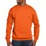 Hanes Mens EcoSmart Print Pro XP Pill Resistant Fleece Crewneck Sweatshirt - Orange