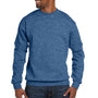 Hanes Mens EcoSmart Print Pro XP Pill Resistant Fleece Crewneck Sweatshirt - Heather Blue - Closeout