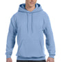 Hanes Mens EcoSmart Print Pro XP Pill Resistant Hooded Sweatshirt Hoodie - Light Blue