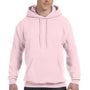 Hanes Mens EcoSmart Print Pro XP Pill Resistant Hooded Sweatshirt Hoodie - Pale Pink
