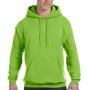 Hanes Mens EcoSmart Print Pro XP Pill Resistant Hooded Sweatshirt Hoodie - Lime Green
