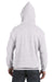 Hanes P170 Mens EcoSmart Print Pro XP Hooded Sweatshirt Hoodie Ash Grey Back