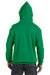 Hanes P170 Mens EcoSmart Print Pro XP Hooded Sweatshirt Hoodie Kelly Green Back