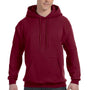 Hanes Mens EcoSmart Print Pro XP Hooded Sweatshirt Hoodie - Cardinal Red