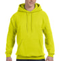 Hanes Mens EcoSmart Print Pro XP Pill Resistant Hooded Sweatshirt Hoodie - Safety Green
