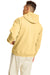 Hanes P170 Mens EcoSmart Print Pro XP Hooded Sweatshirt Hoodie Athletic Gold Back