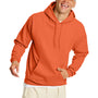 Hanes Mens EcoSmart Print Pro XP Pill Resistant Hooded Sweatshirt Hoodie - Texas Orange