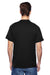 Hanes P4200 Mens X-Temp Moisture Wicking Short Sleeve Crewneck T-Shirt Black Back