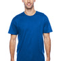Hanes Mens X-Temp Moisture Wicking Short Sleeve Crewneck T-Shirt - Deep Royal Blue - Closeout