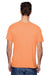 Hanes P4200 Mens X-Temp Moisture Wicking Short Sleeve Crewneck T-Shirt Heather Neon Orange Back