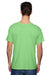Hanes P4200 Mens X-Temp Moisture Wicking Short Sleeve Crewneck T-Shirt Heather Neon Lime Green Back