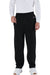 Champion P800 Mens Open Bottom Fleece Sweatpants w/ Pockets Black Front