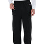 Champion Mens Open Bottom Fleece Sweatpants w/ Pockets - Black
