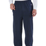 Champion Mens Open Bottom Fleece Sweatpants w/ Pockets - Navy Blue