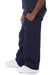 Champion P890 Youth Power blend Open Bottom Fleece Sweatpants w/ Pockets Navy Blue Side
