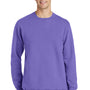 Port & Company Mens Beach Wash Fleece Crewneck Sweatshirt - Amethyst Purple