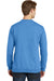 Port & Company PC098 Mens Beach Wash Fleece Crewneck Sweatshirt Blue Moon Back