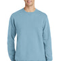 Port & Company Mens Beach Wash Fleece Crewneck Sweatshirt - Mist Blue