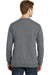 Port & Company PC098 Mens Beach Wash Fleece Crewneck Sweatshirt Pewter Grey Back