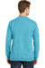 Port & Company PC098 Mens Beach Wash Fleece Crewneck Sweatshirt Tidal Wave Blue Back