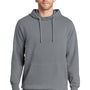 Port & Company Mens Beach Wash Fleece Hooded Sweatshirt Hoodie - Coal Grey