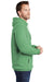 Port & Company PC098H Mens Beach Wash Fleece Hooded Sweatshirt Hoodie Safari Green Side