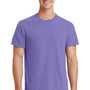 Port & Company Mens Beach Wash Short Sleeve Crewneck T-Shirt - Amethyst Purple