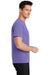 Port & Company PC099 Mens Beach Wash Short Sleeve Crewneck T-Shirt Amethyst Purple Side