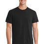 Port & Company Mens Beach Wash Short Sleeve Crewneck T-Shirt - Black