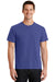 Port & Company PC099 Mens Beach Wash Short Sleeve Crewneck T-Shirt Blue Iris Front
