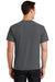 Port & Company PC099 Mens Beach Wash Short Sleeve Crewneck T-Shirt Coal Grey Back
