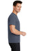 Port & Company PC099 Mens Beach Wash Short Sleeve Crewneck T-Shirt Denim Blue Side
