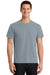Port & Company PC099 Mens Beach Wash Short Sleeve Crewneck T-Shirt Dove Grey Front