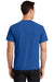 Port & Company PC099 Mens Beach Wash Short Sleeve Crewneck T-Shirt Neon Blue Back