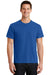 Port & Company PC099 Mens Beach Wash Short Sleeve Crewneck T-Shirt Neon Blue Front