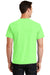 Port & Company PC099 Mens Beach Wash Short Sleeve Crewneck T-Shirt Neon Green Back