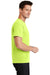 Port & Company PC099 Mens Beach Wash Short Sleeve Crewneck T-Shirt Neon Yellow Side