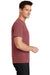 Port & Company PC099 Mens Beach Wash Short Sleeve Crewneck T-Shirt Red Rock Side