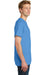 Port & Company PC099P Mens Beach Wash Short Sleeve Crewneck T-Shirt w/ Pocket Blue Moon Side