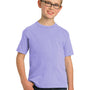 Port & Company Youth Beach Wash Short Sleeve Crewneck T-Shirt - Amethyst Purple