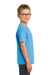 Port & Company PC099Y Youth Beach Wash Short Sleeve Crewneck T-Shirt Denim Blue Side