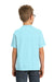 Port & Company PC099Y Youth Beach Wash Short Sleeve Crewneck T-Shirt Glacier Blue Back