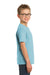 Port & Company PC099Y Youth Beach Wash Short Sleeve Crewneck T-Shirt Mist Blue Side