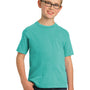 Port & Company Youth Beach Wash Short Sleeve Crewneck T-Shirt - Peacock Green