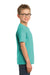 Port & Company PC099Y Youth Beach Wash Short Sleeve Crewneck T-Shirt Peacock Green Side
