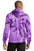 Port & Company PC146 Mens Tie-Dye Fleece Hooded Sweatshirt Hoodie Purple Back