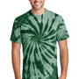 Port & Company Mens Tie-Dye Short Sleeve Crewneck T-Shirt - Forest Green