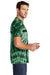 Port & Company PC147 Mens Tie-Dye Short Sleeve Crewneck T-Shirt Forest Green Side